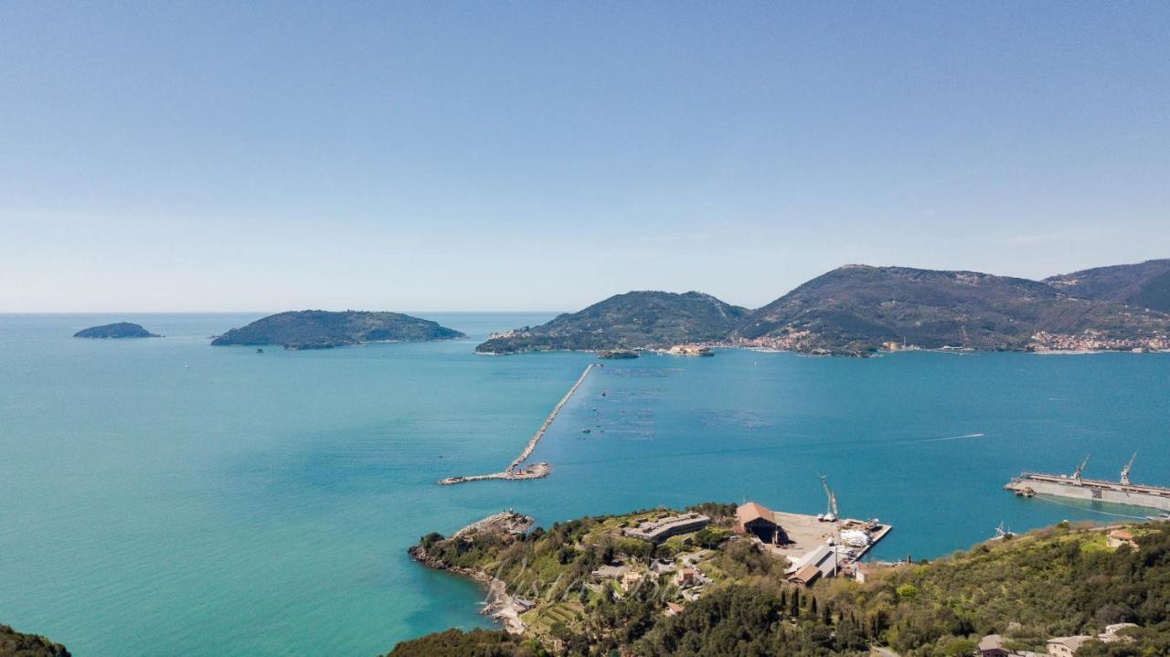 Vista Sul Blu ,Baia Blu, Lerici Apartamento Exterior foto